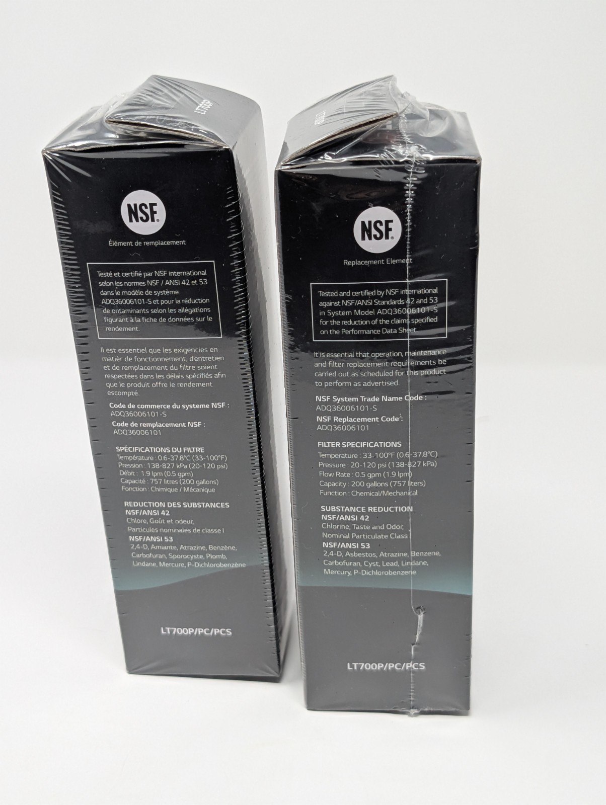LG LT700P / ADQ36006101 Refrigerator Water Filter 9690 New Sealed Genuine