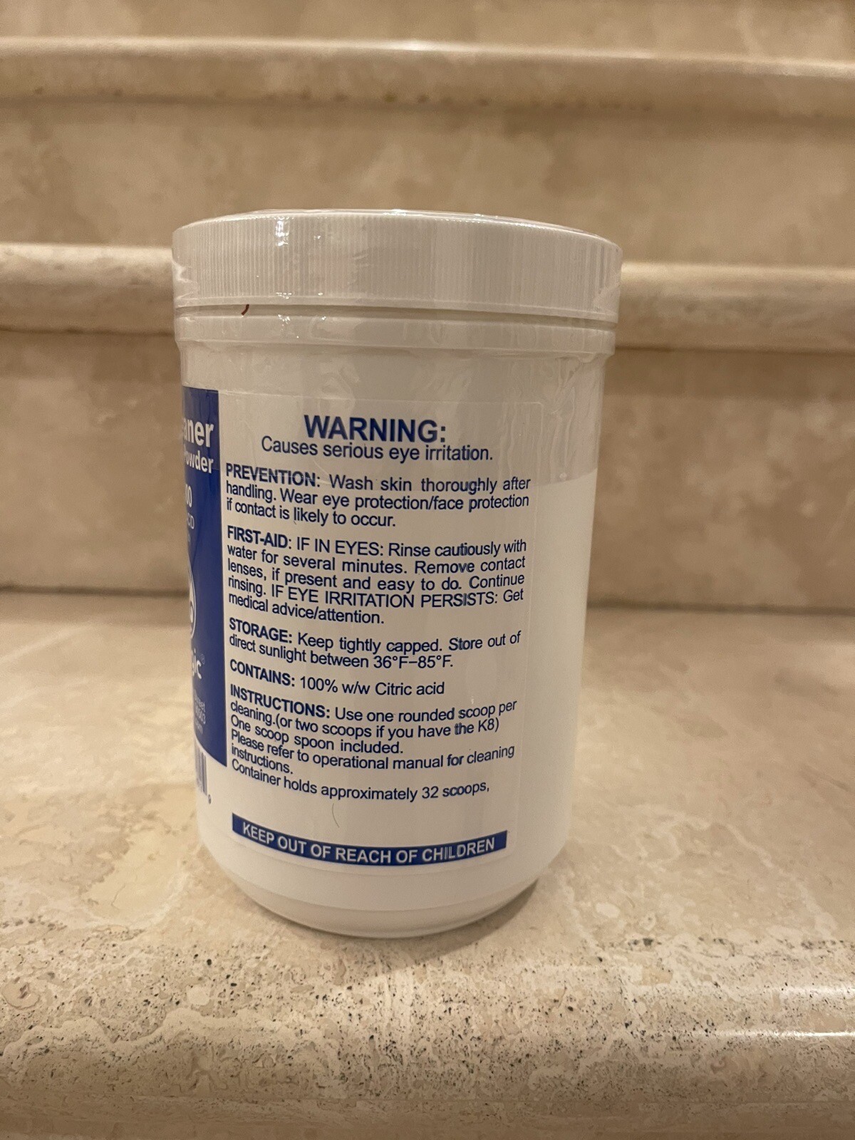 Original Enagic Cleaning Powder Clean KANGEN Alkaline Water LEVELUK 2LB 1KG