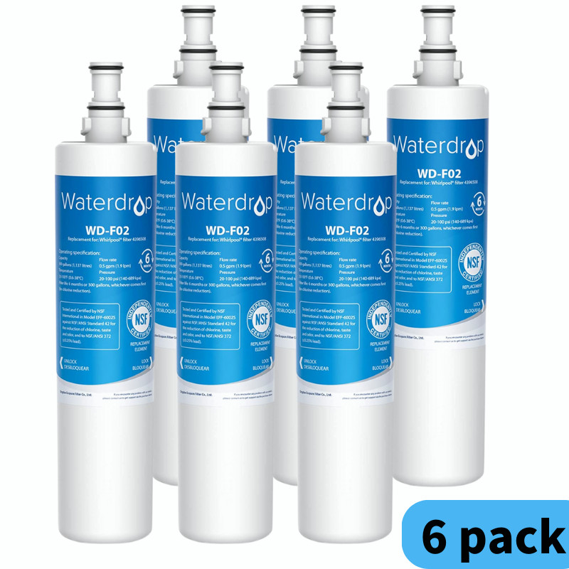 Fits for 4396508 4396510 Replacement Refrigerator Water Filter By Waterdrop