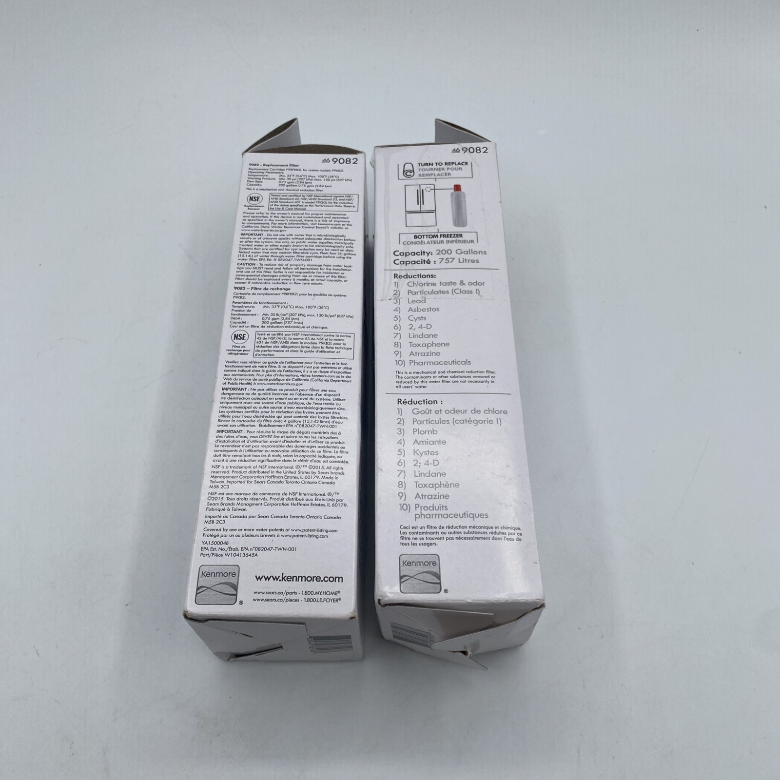 New Sealed 2 Pack Kenmore 9082 469082 Refrigerator Water Filter 46-9082 US ship