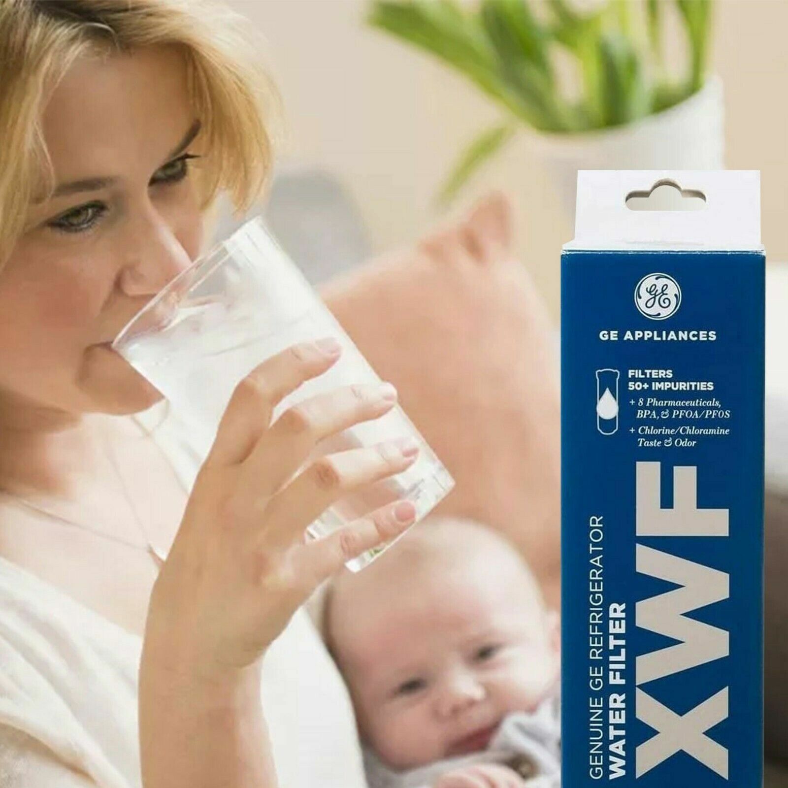 1 PACK GE XWF Refrigerator Water Filter New, USA