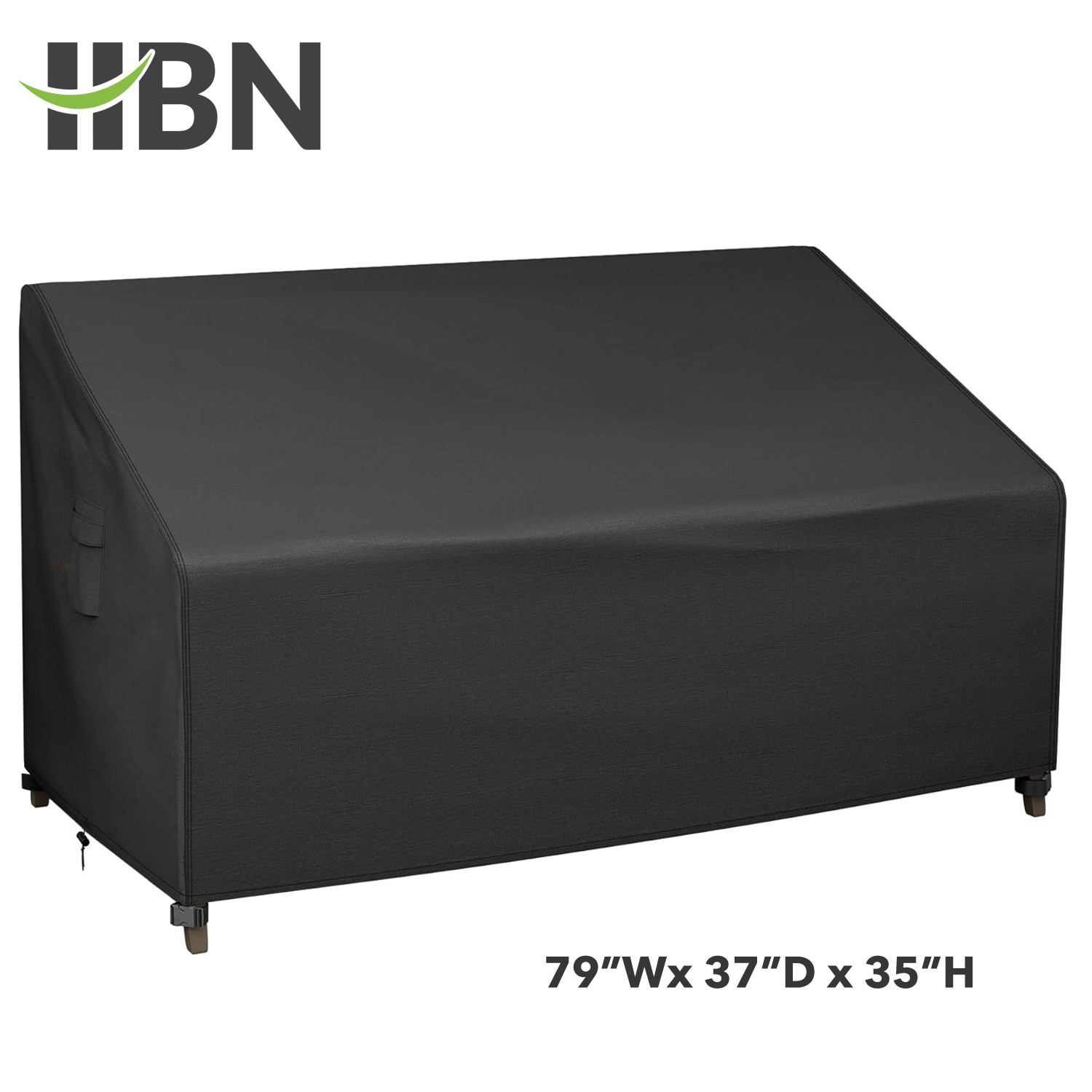 Outdoor Sofa Cover, 420D Waterproof Patio Furniture Covers, 79”Wx 37”D x 35”H