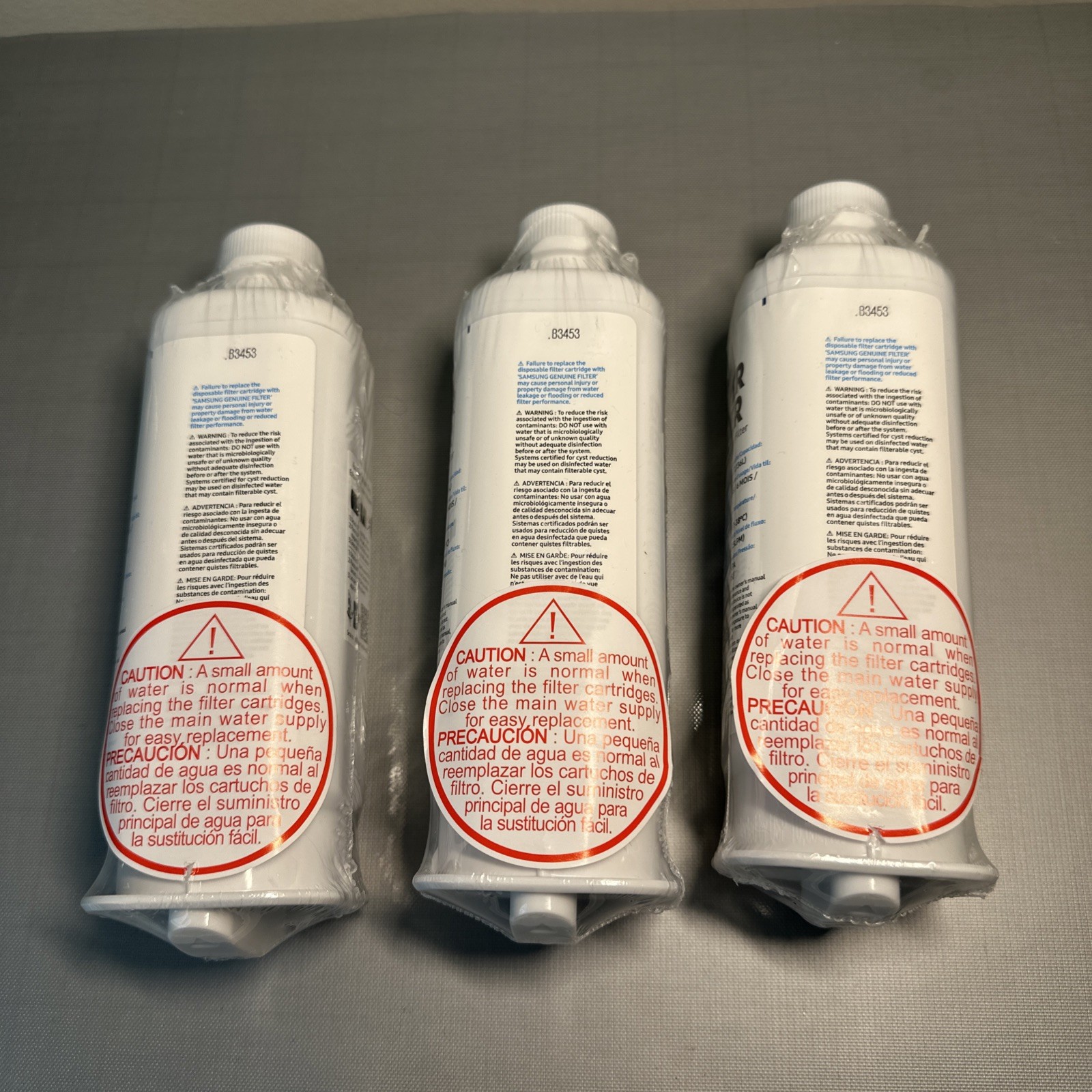 Samsung DA97-17376B HAF-QIN/EXP Refrigerator Water Filter 6 mos/300 gal 3 PACK