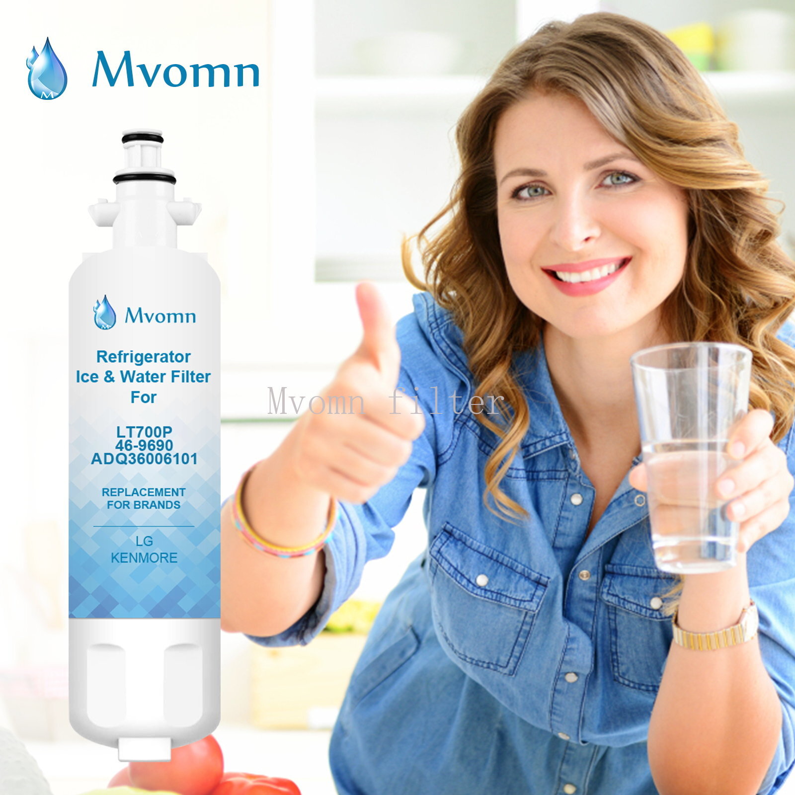 1 PACK LT700P Fit LG LT700P ADQ36006101, 46-9690 Refrigerator Water Filter USA