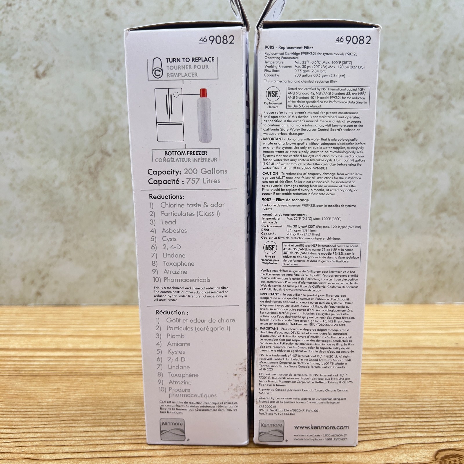 4 pk Kenmore 9082 Replacement Refrigerator Water Filter OEM Genuine SEALED