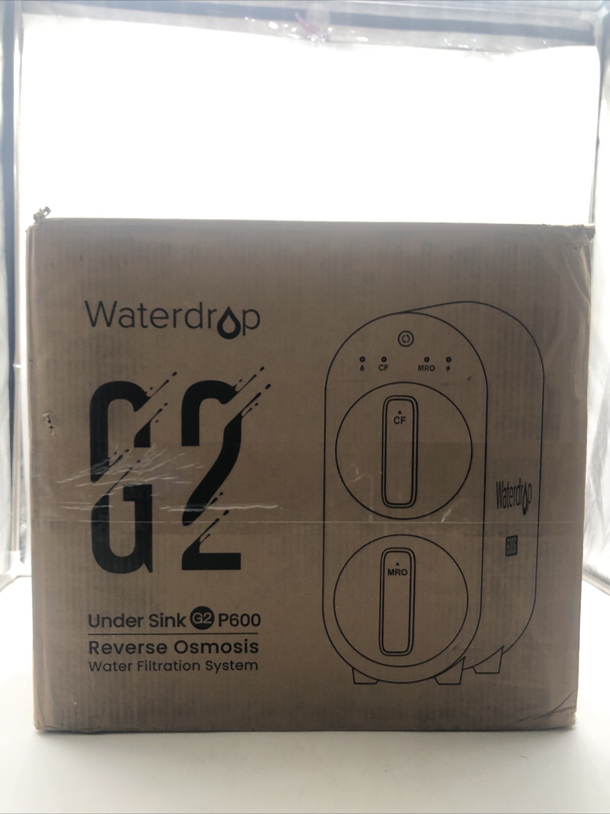 Waterdrop G2P600 Reverse Osmosis System 600 GPD 7 Stage Tankless Water Filter *