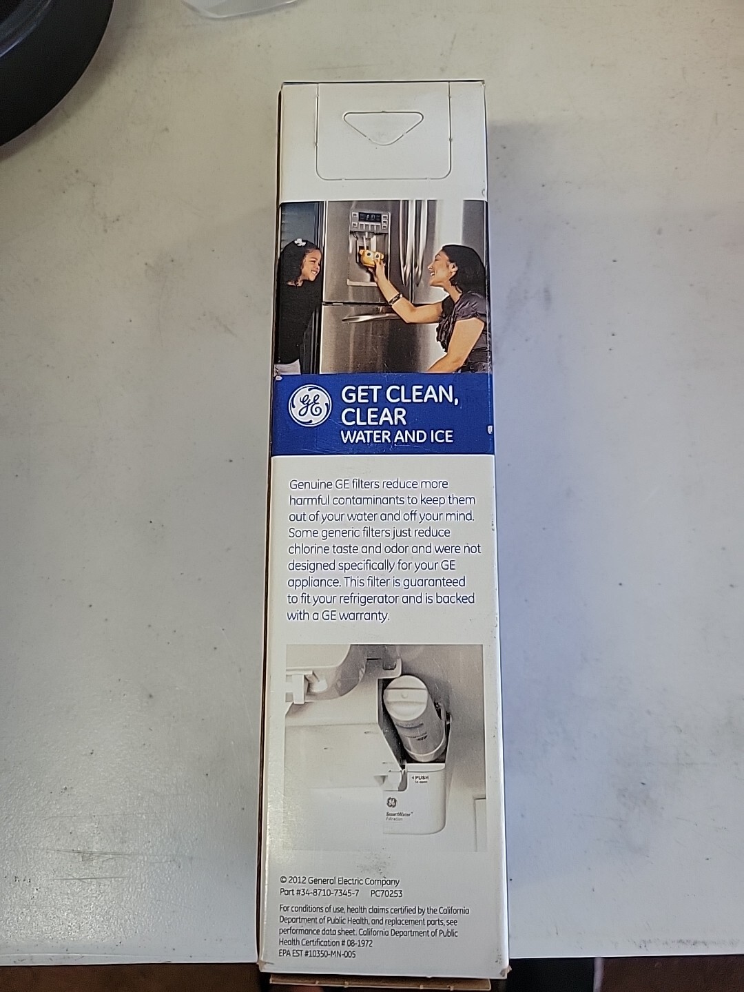 GE SMART WATER REFRIGERATOR (GSWF) REPLACEMENT CARTRIDGE (1-PACK)