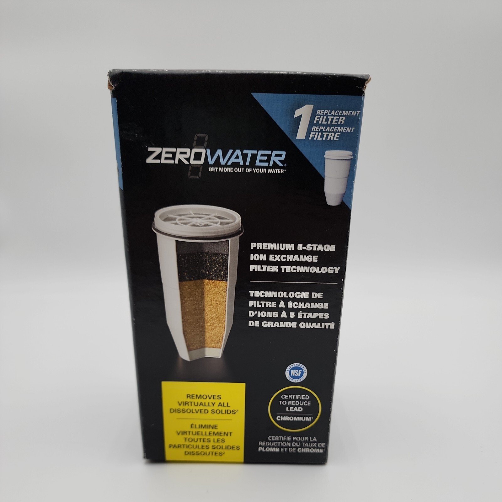 ZeroWater Pitcher Replacement Filter ZR-001 Sealed Zero Water open box