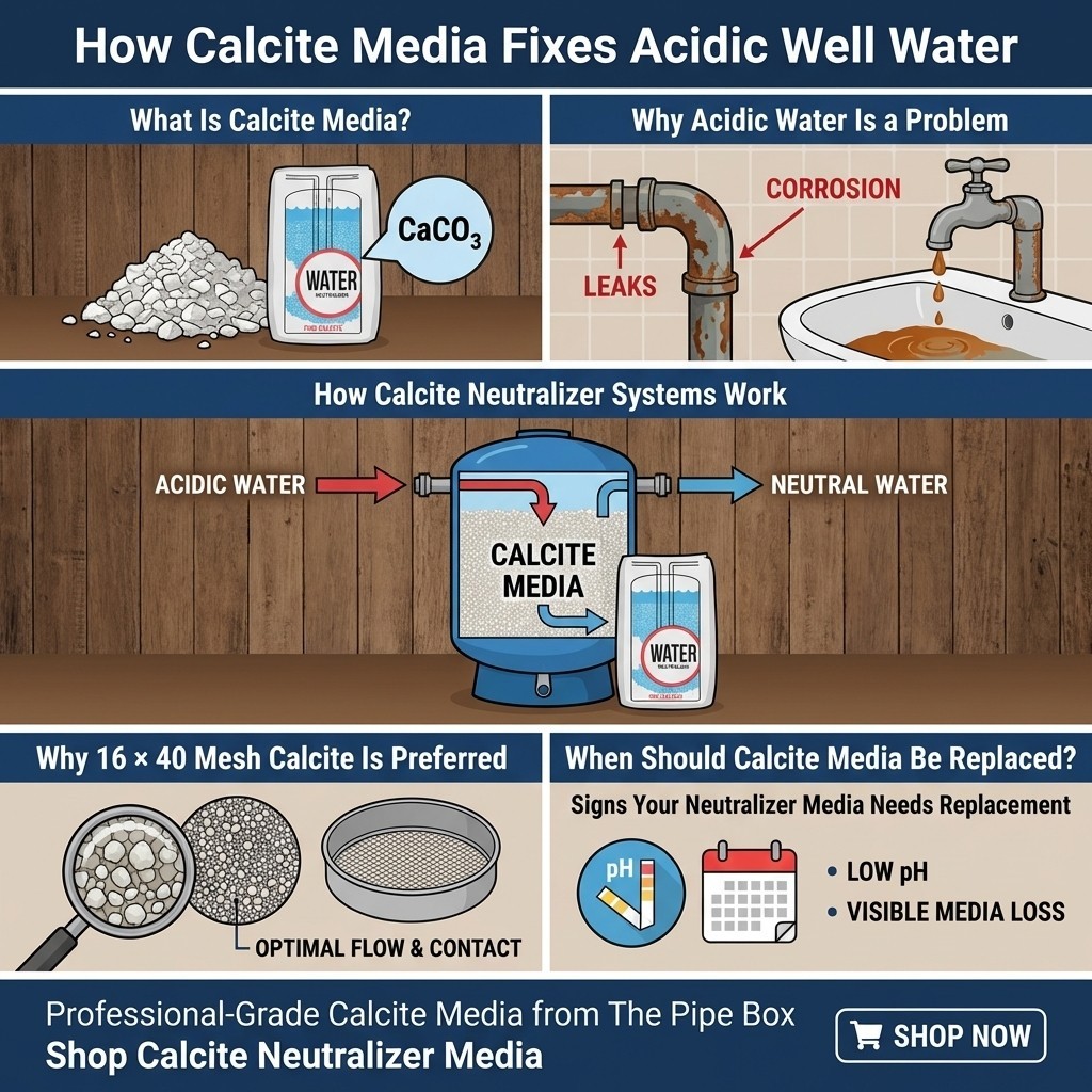 CAL-50-BAG, Calcite, 50 Lb Bag, A8021-01