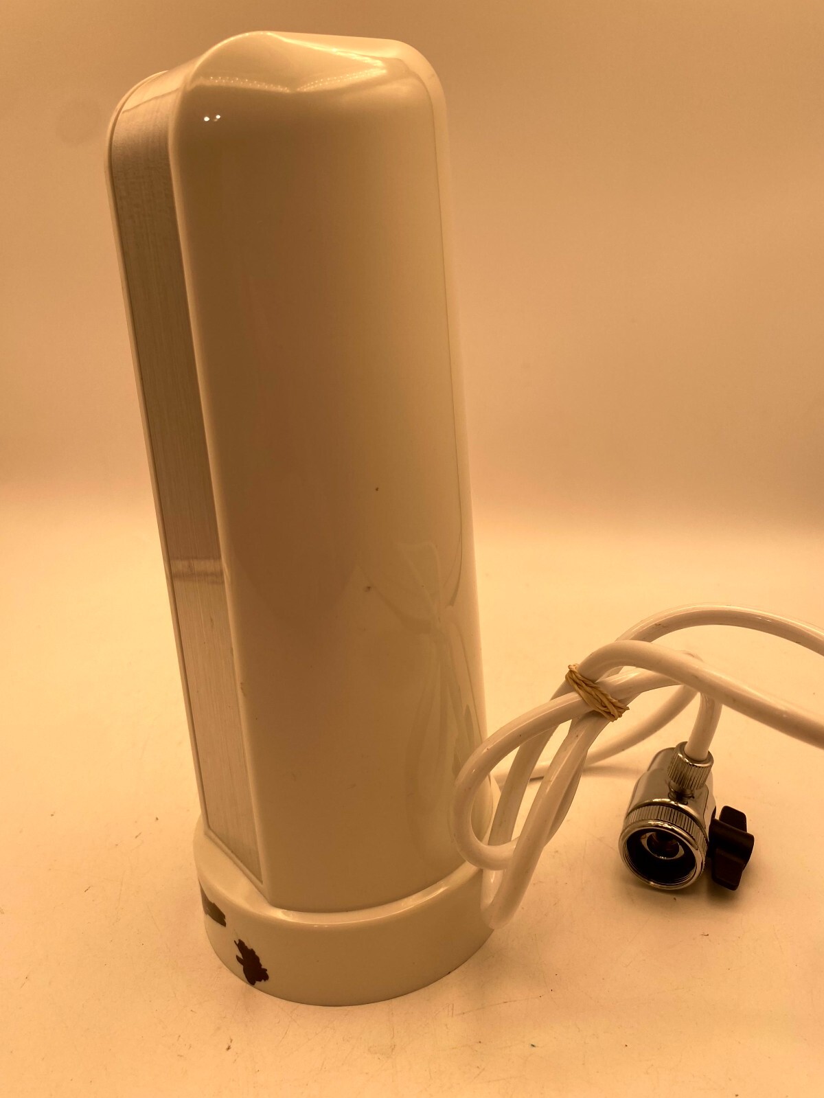 Clean & Pure P35 Countertop Water Filter White Silver Compact for Home & Office