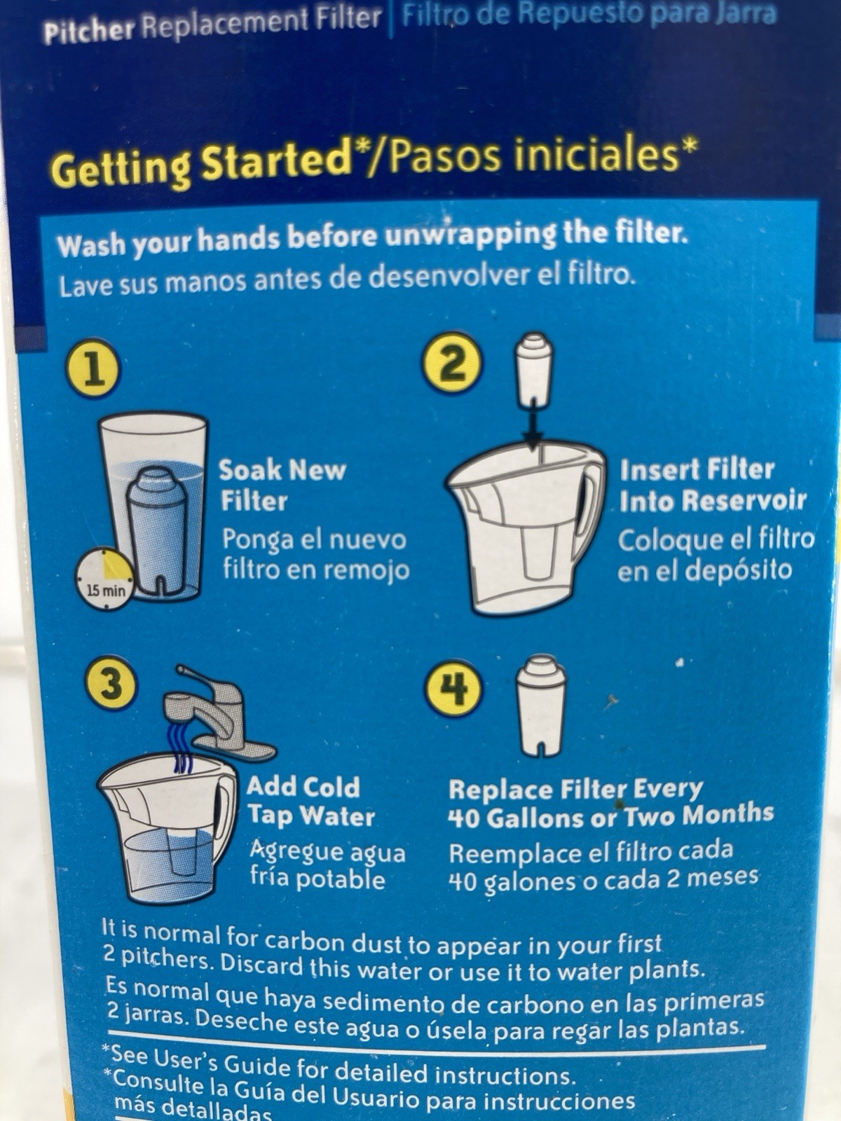 BRITA NEW SEALED Replacement Pitcher Filters 3 Pack. Model #OB03