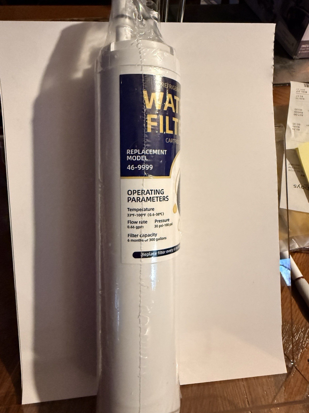 For Kenmore 46-9999 Replacement Refrigerator Water Filter, White