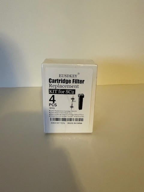 New Sealed Package Eusdkey Cartridge Filter Replacement Kit for SC2 4PCS Grey