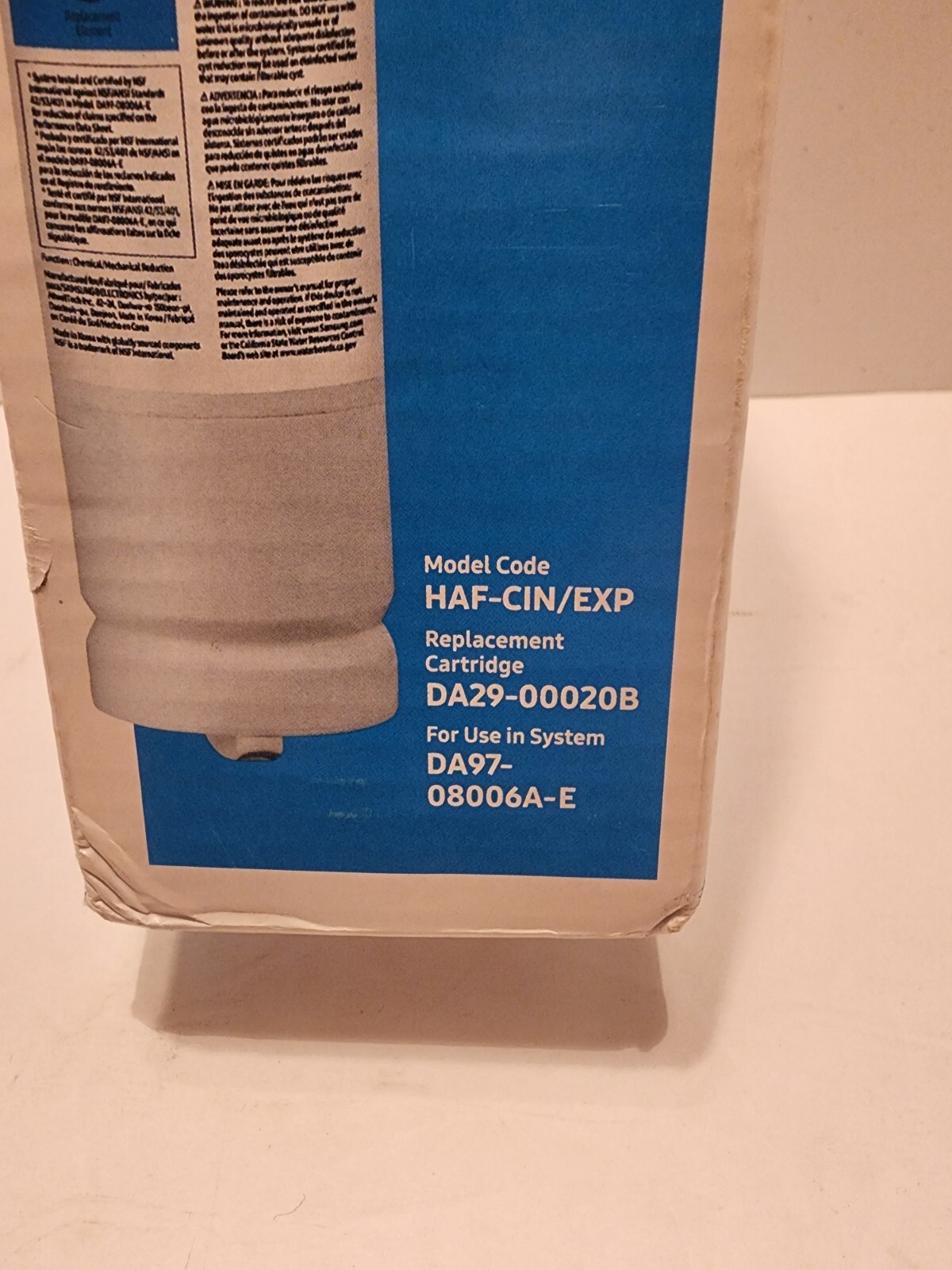 Samsung Genuine DA29-00020B HAF-CIN/EXP Fridge Ice & Water Filter