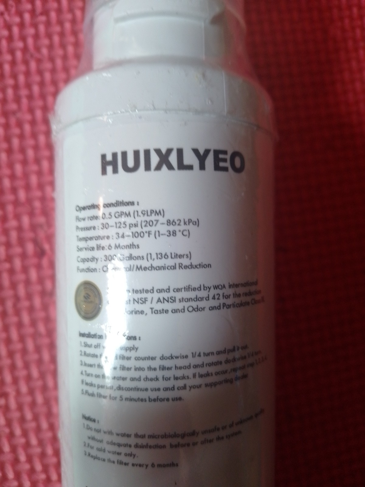 Refrigerator Filter for DW2042FR-09 – Huixlyeo NEW See Description.