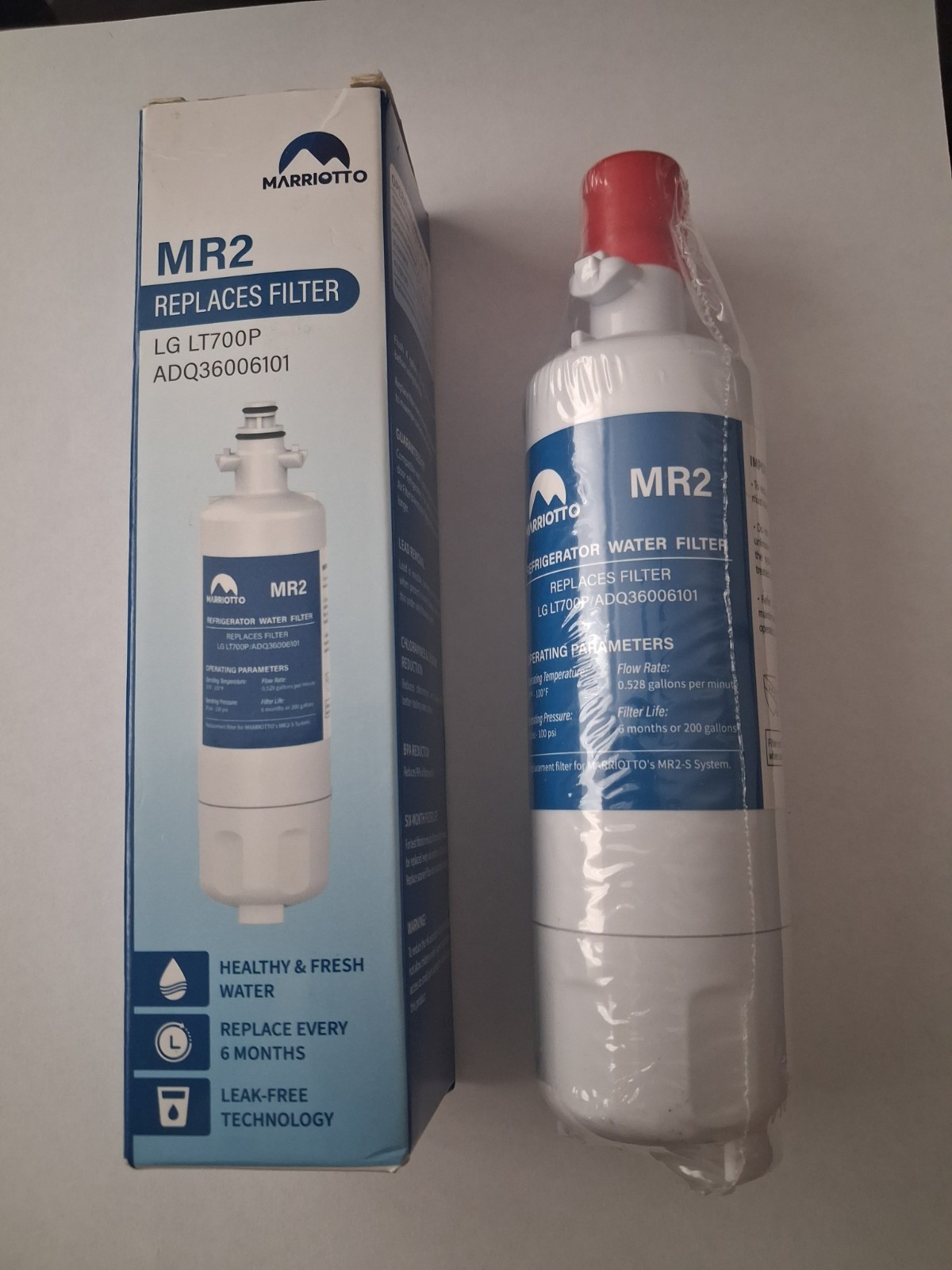 Mariotto MR2 Refrigerator Water Filter LG LT700P ADQ36006101