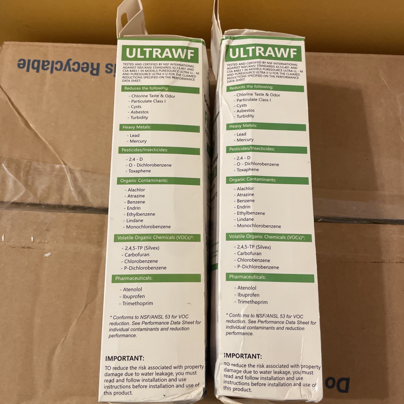 2pack WF3CB Refrigerator PureSource3 Water Filter Replacement For Frigidaire