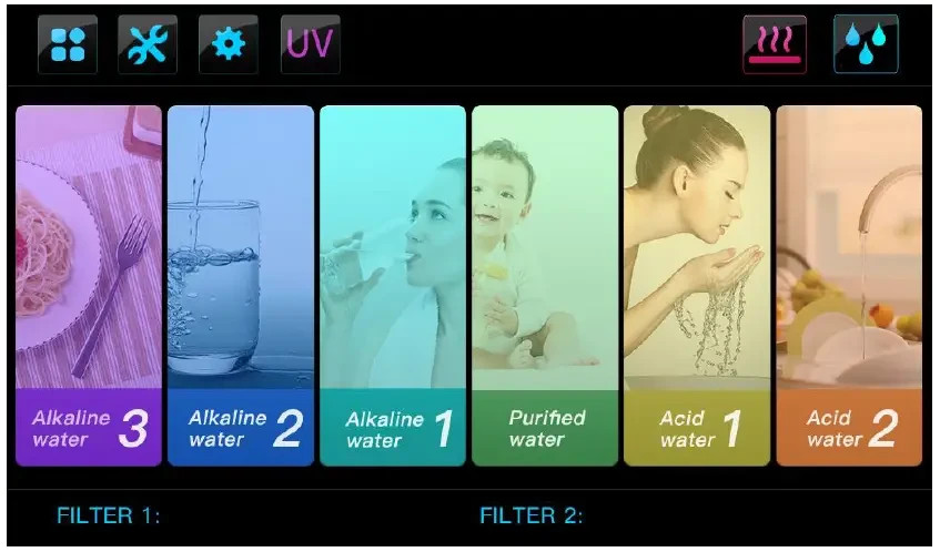 alkaline water ionizer machine HIGH END
