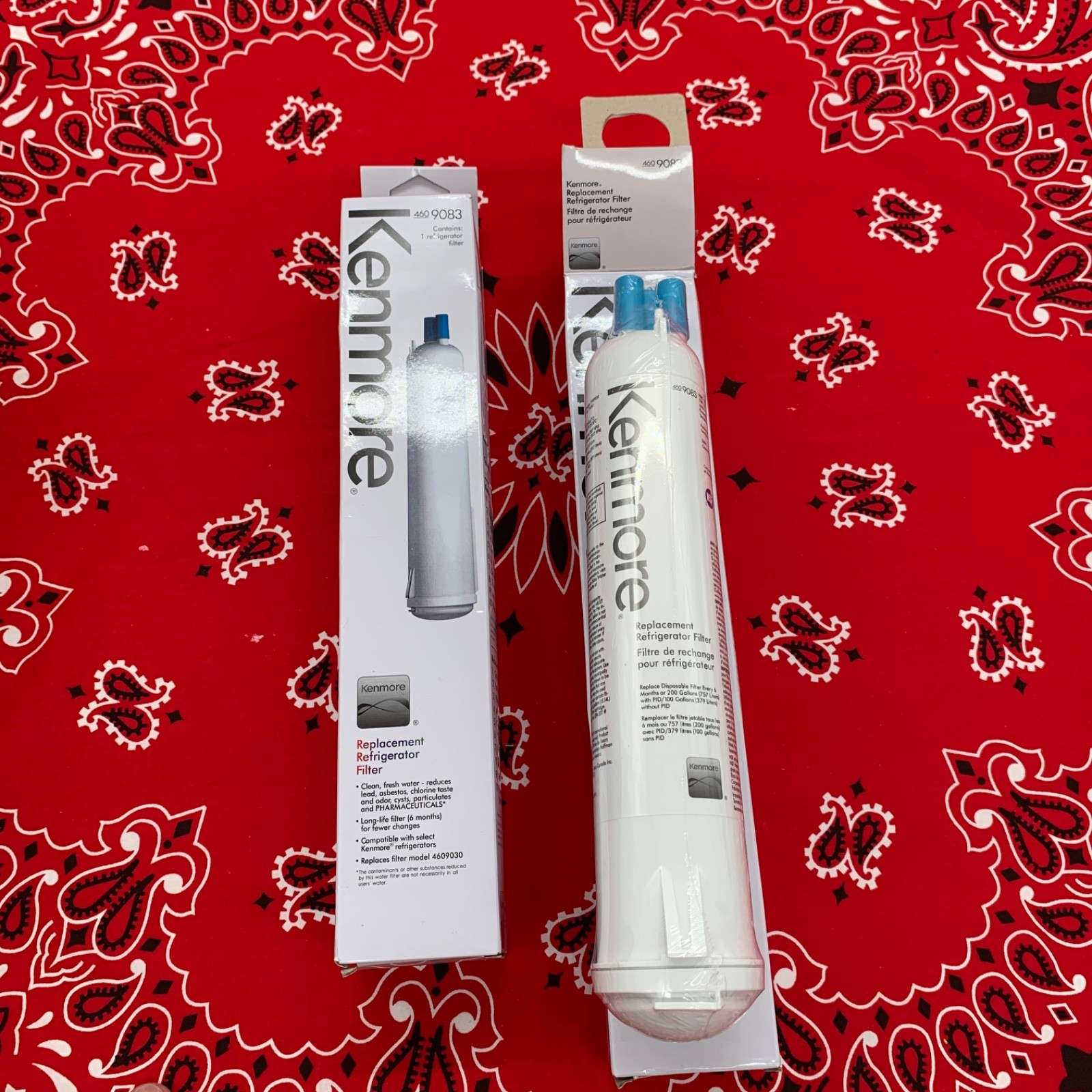 2 Pack Kenmore 4609083 4609030 Replacement Refrigerator Water Filter