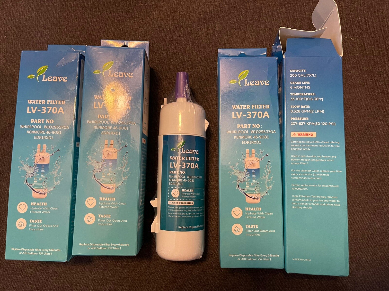 Water Filter 4 Pk Leave Filter 1 For Kenmore 46-9081 FREE SHiP