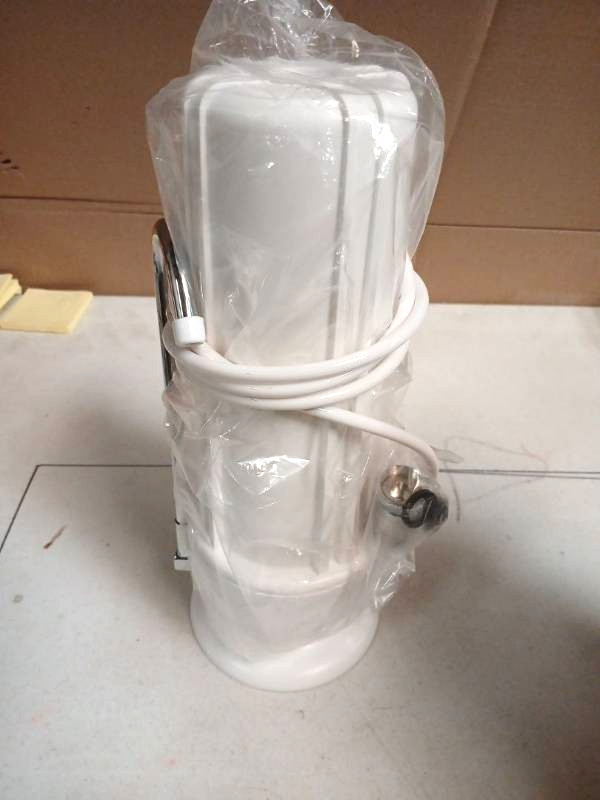 NU Aqua Countertop Water Filter – 1 Stage w/Chrome Faucet -Purify Drinking Water