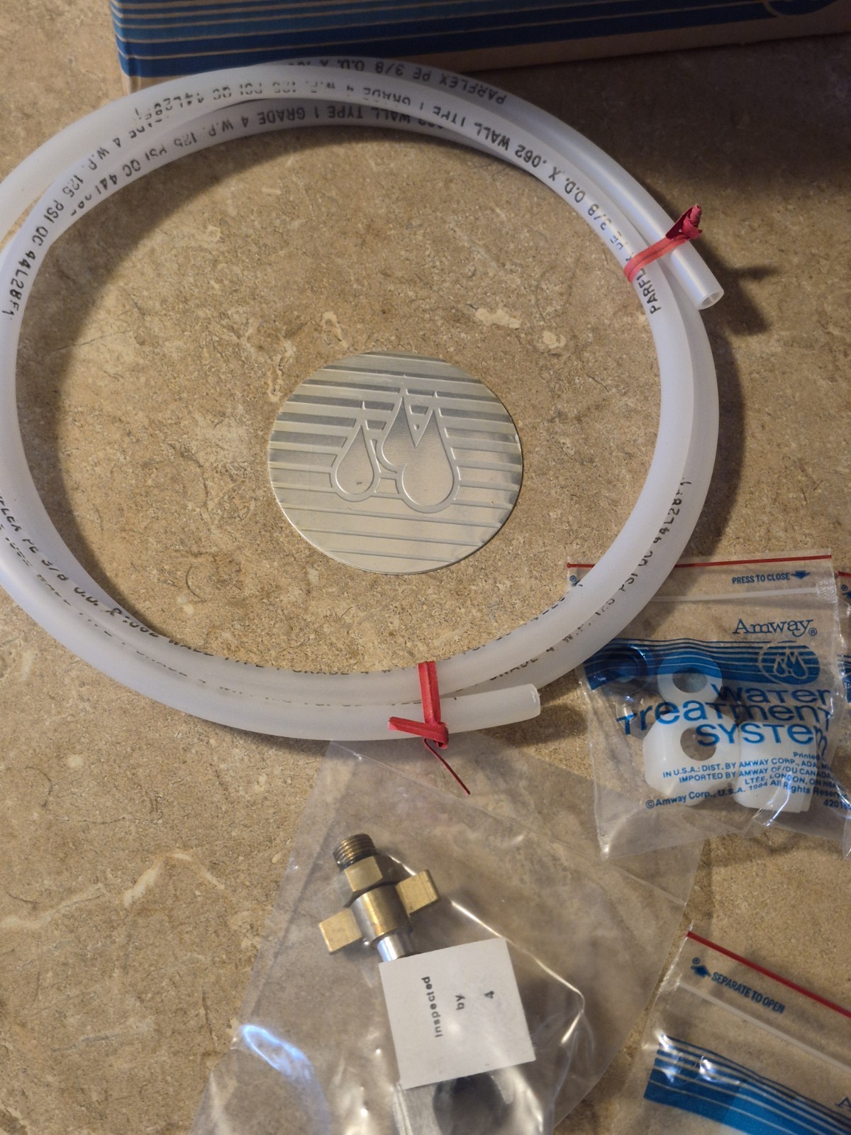 Amway E-9234 Water Treatment System Auxiliary Faucet Kit INCOMPLETE