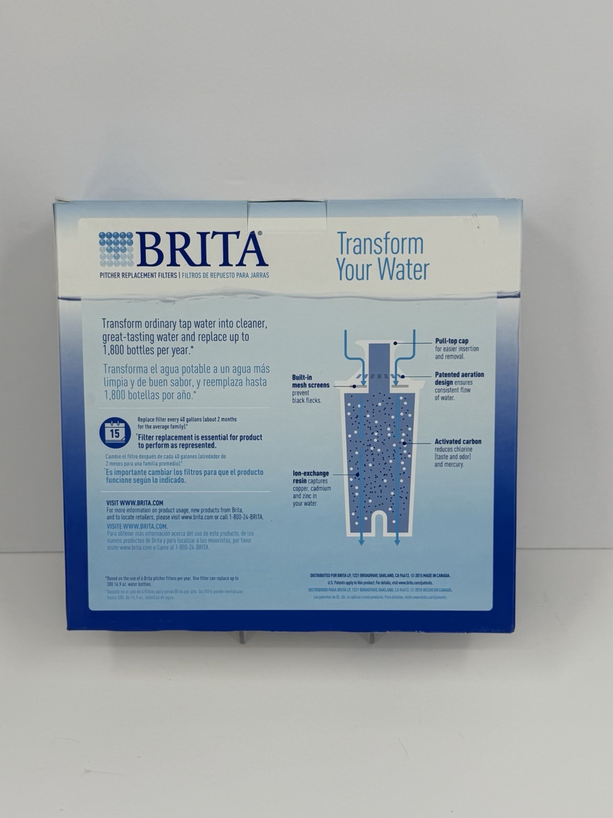 BRITA 987554 Pitcher Standard Replacement Filters 10 Filters 2 Packs of 5 SEALED