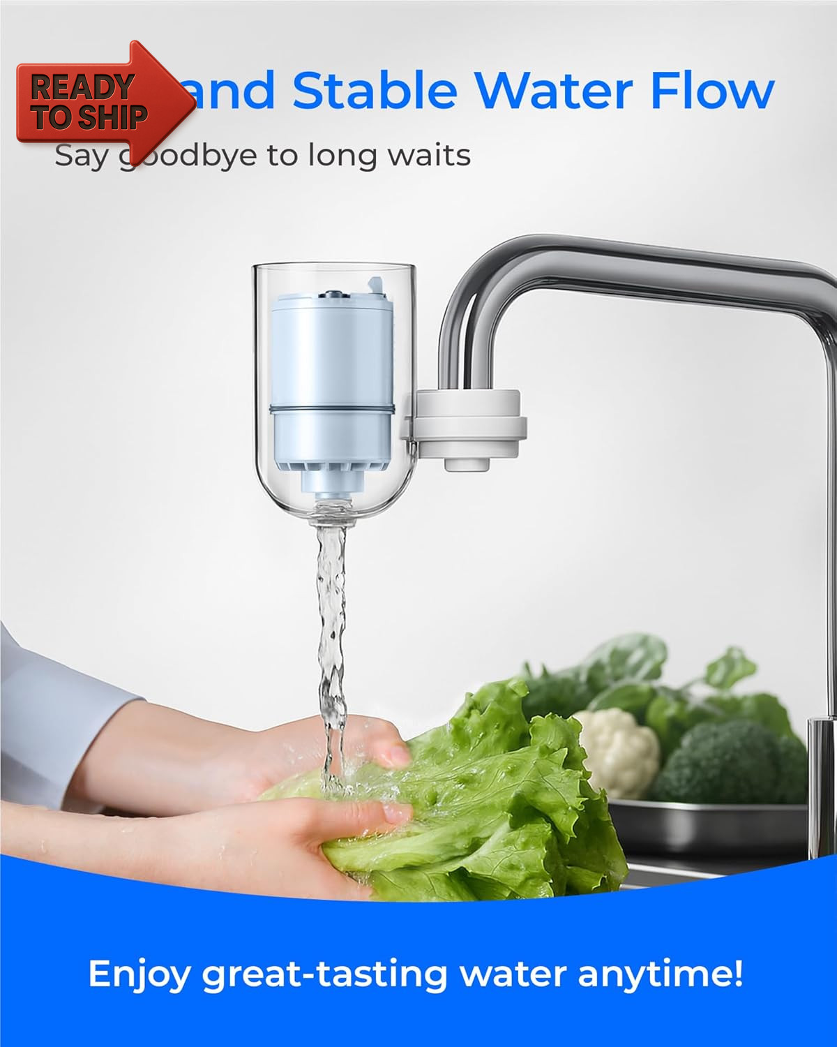 [Alkaline] Waterdrop NSF Certified Water Filter, Replacement for All PUR®, PUR®