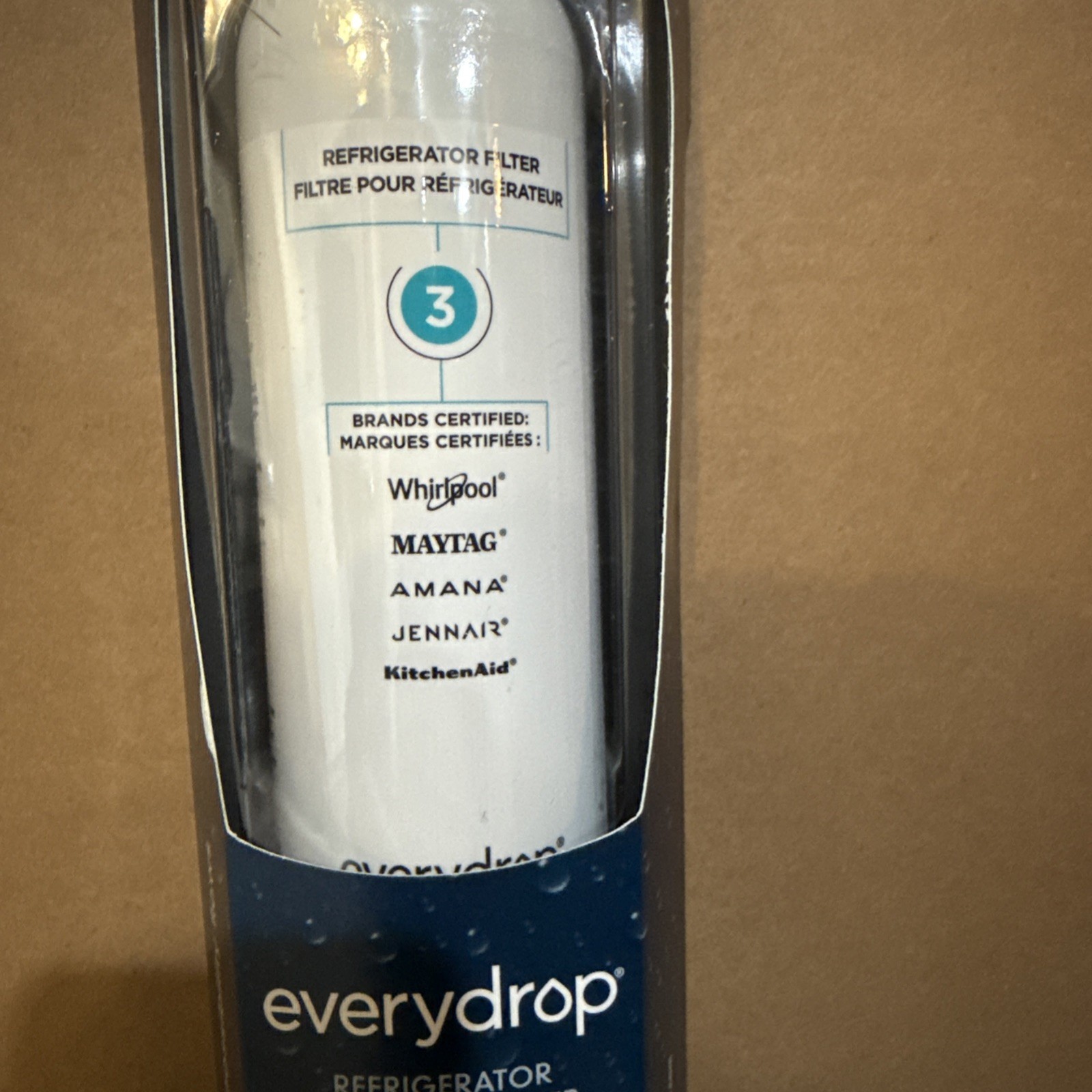 Whirlpool, Maytag, Amana, Jennair, Kitchen Aid Everdrop Pack Of 2 #3 filters.