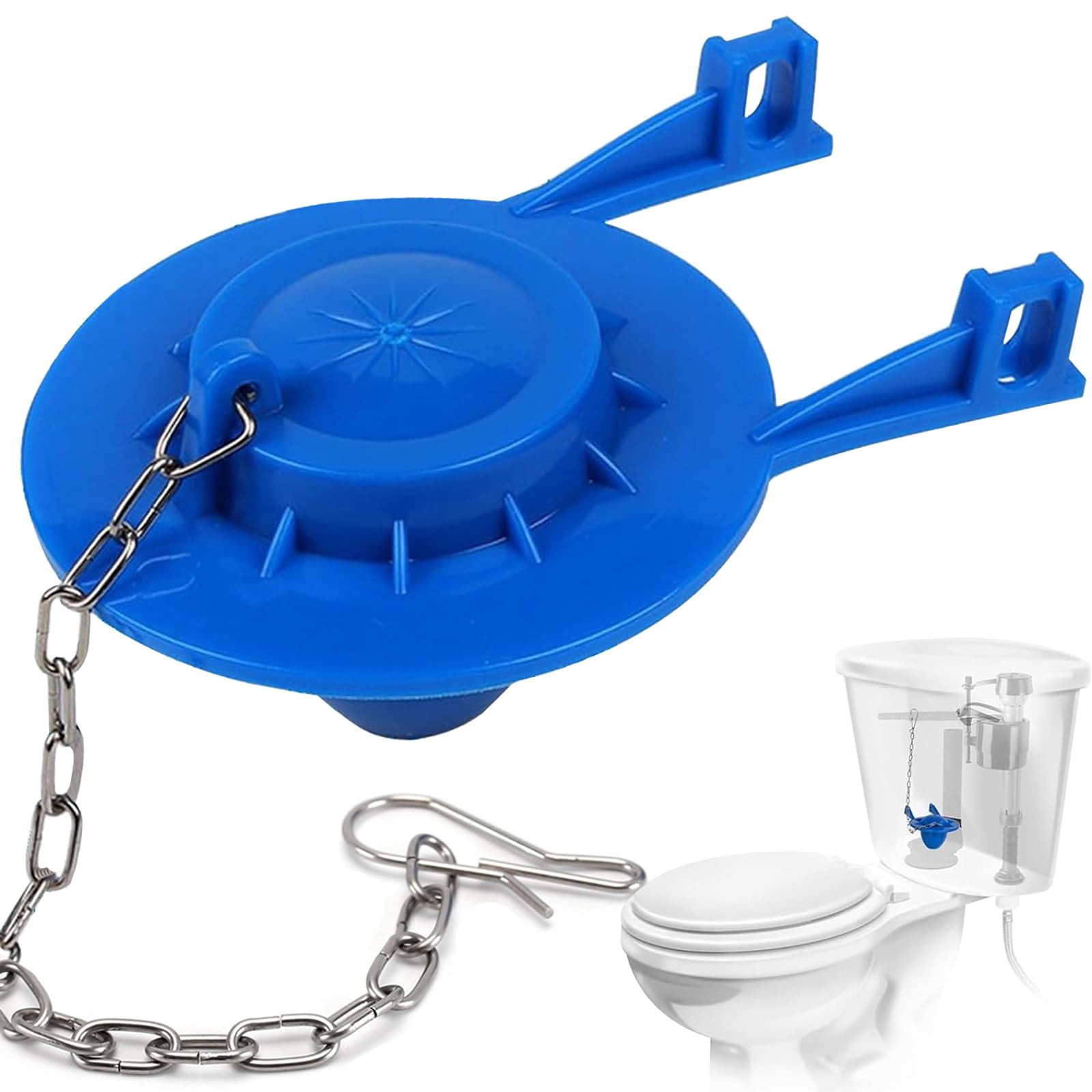 Toilet Flapper Replacement Kit 2 Inch Universal Toilet Tank Flusher Parts Ins…
