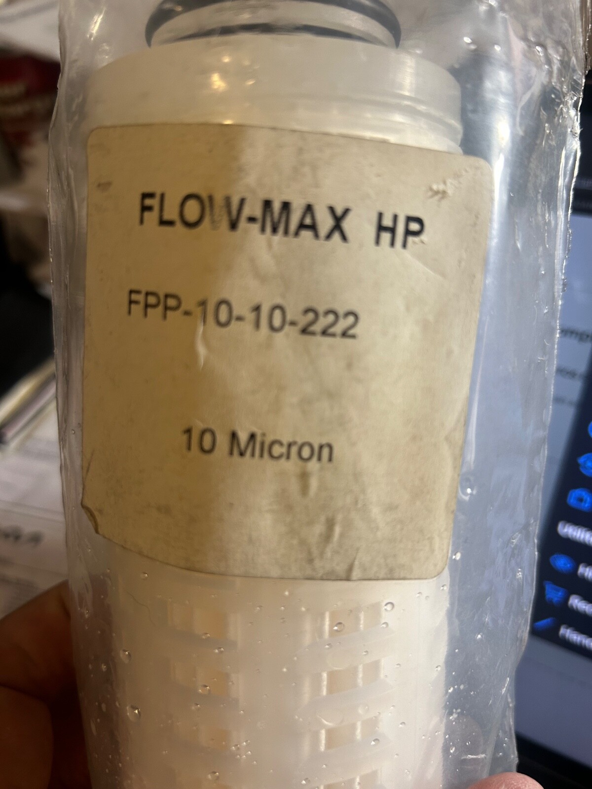 Flow-max HP FPP-10-10-222 filter 10 micron