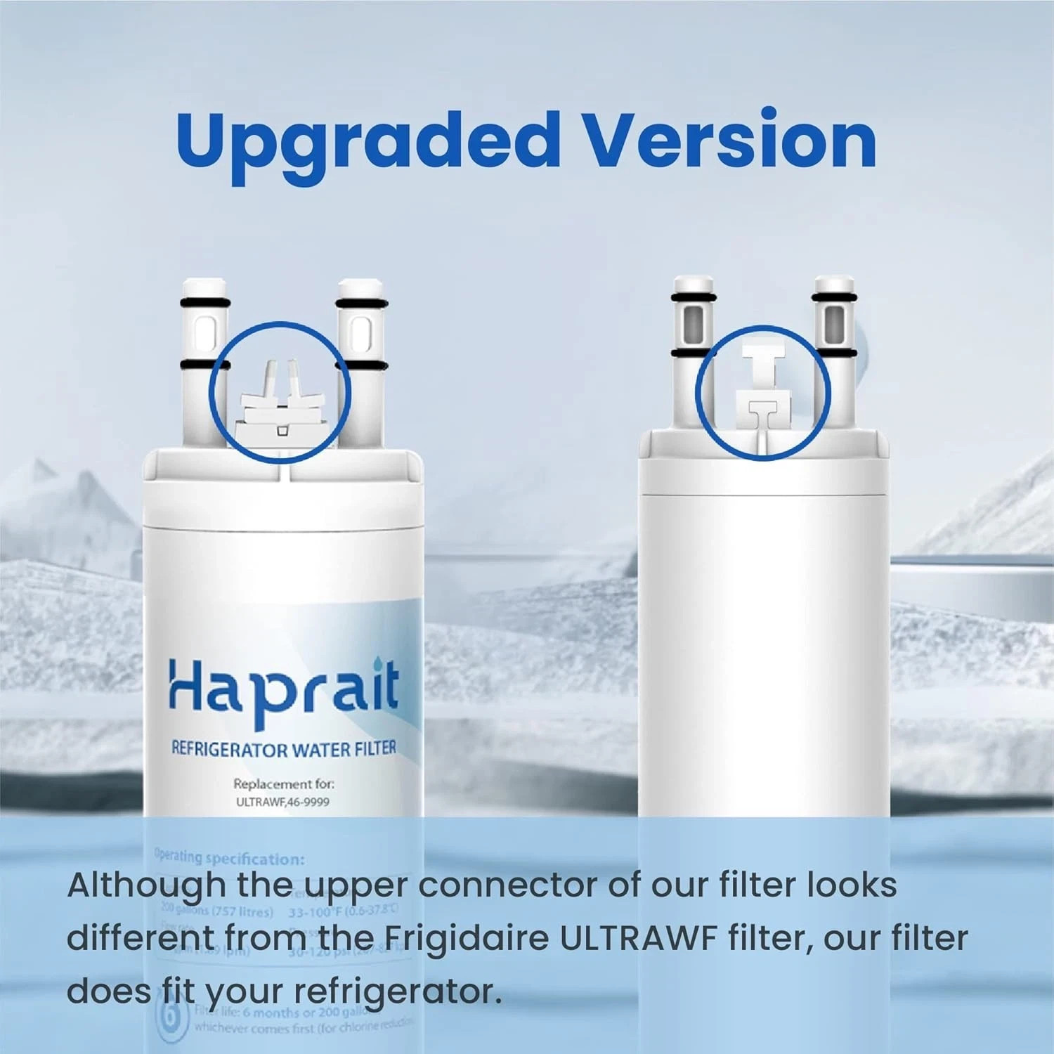 Haprait HP005 for Frigi²daire ULTRAWF, Pure Source Ultra, Ken²more 9999, 469999,