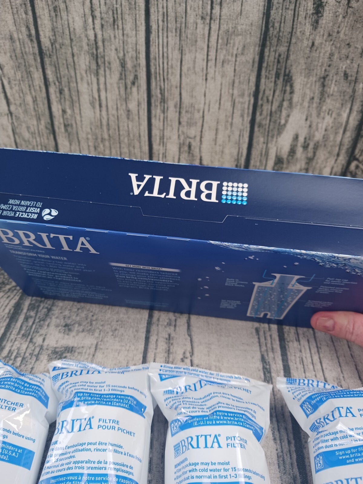 Brita (987554) Pitcher Replacement Filters OEM (9-Pack) Open Box / Sealed