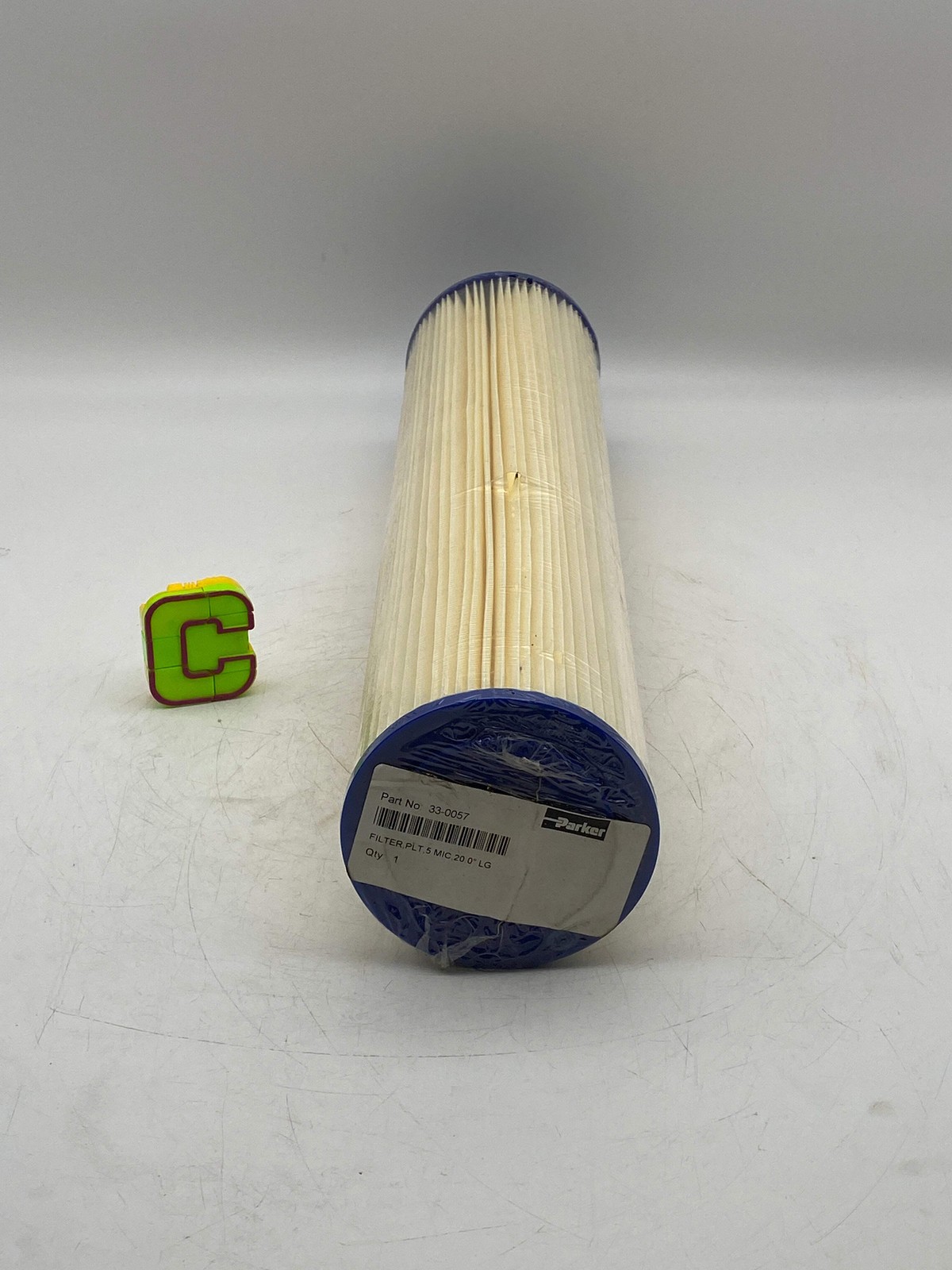 Parker 33-0057 Pleated Water Filter, 20in. x 4.5in. *Lot of (2)* (New)