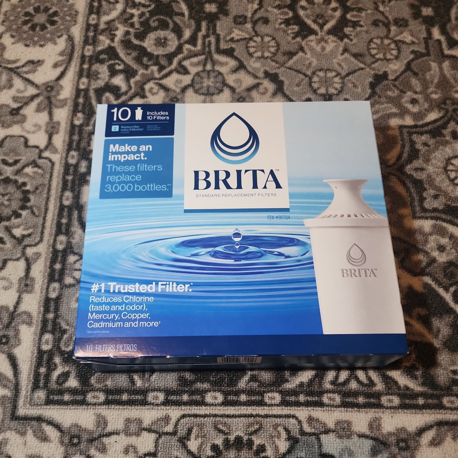 Brita Standard Replacement Water Filter – 8 Pack