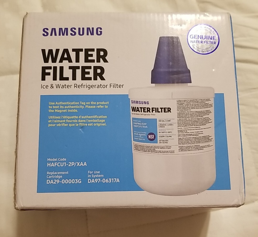 Samsung Water Filter HAFCU1-2P/XAA 2 Filters – See Description New