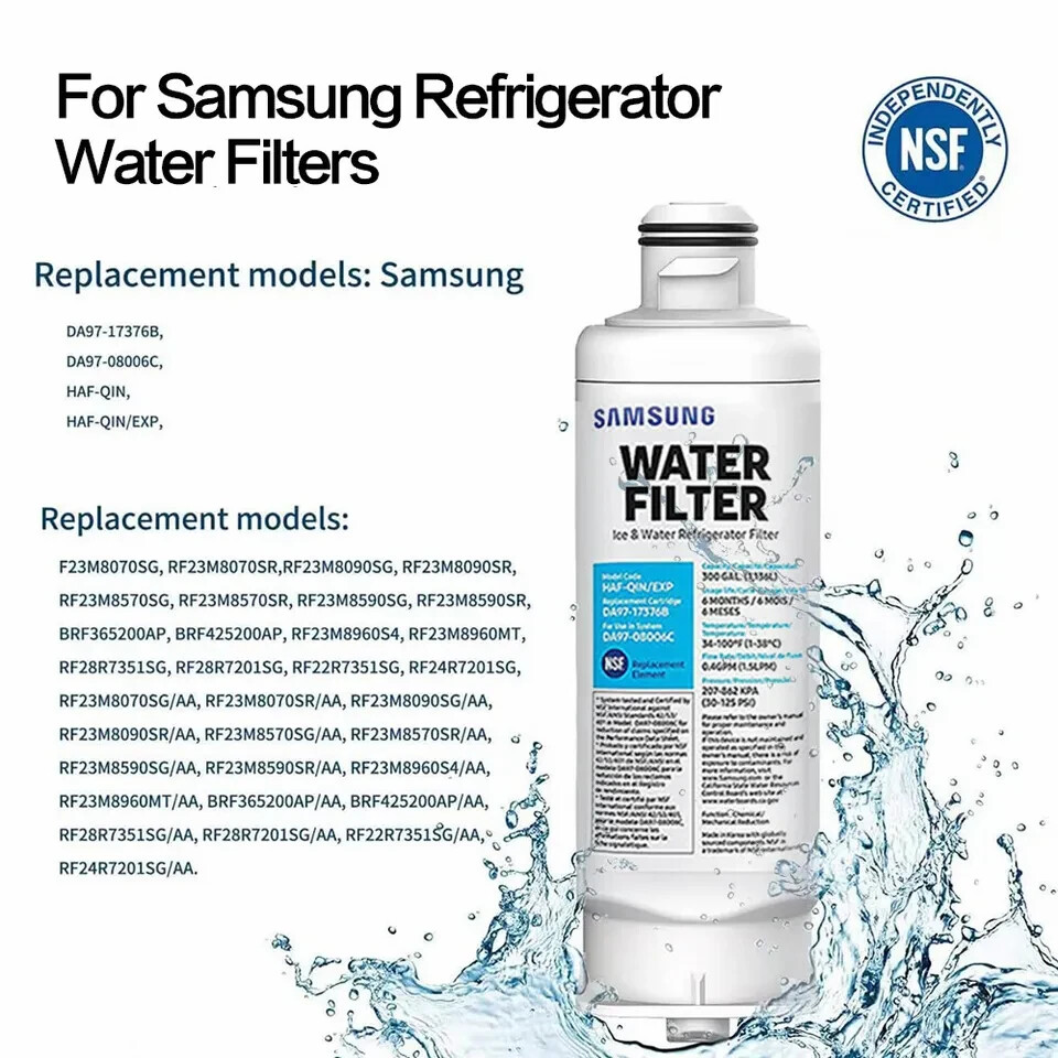 1/2/3/4 PACK Samsung DA97-17376B HAF-QIN/EXP REFRIGERATOR Water Filter