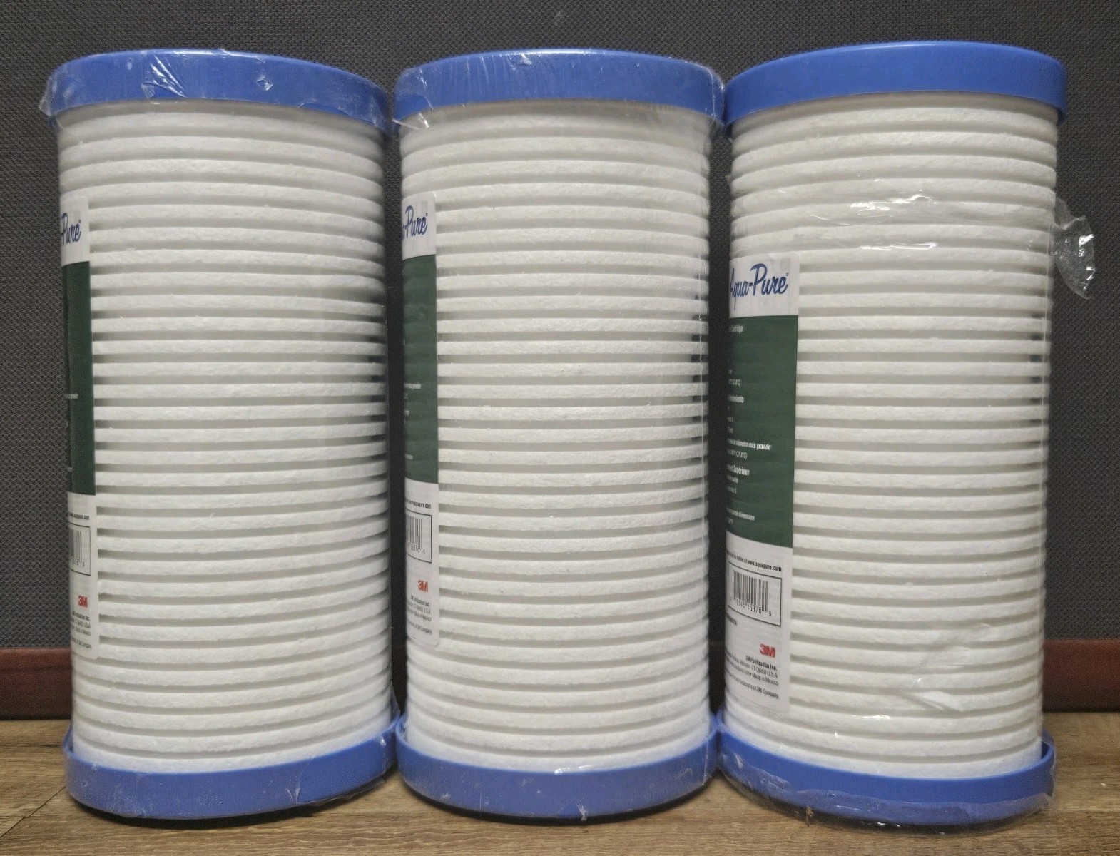 3 New Aqua Pure AP810 Whole House Water Filter Cartridge *New Ripped Packaging*