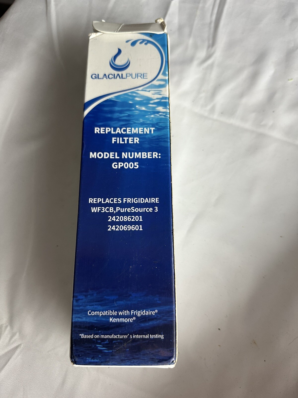 Glacial Pure GP005 Refrigerator Water Filter Frigidaire Kenmore