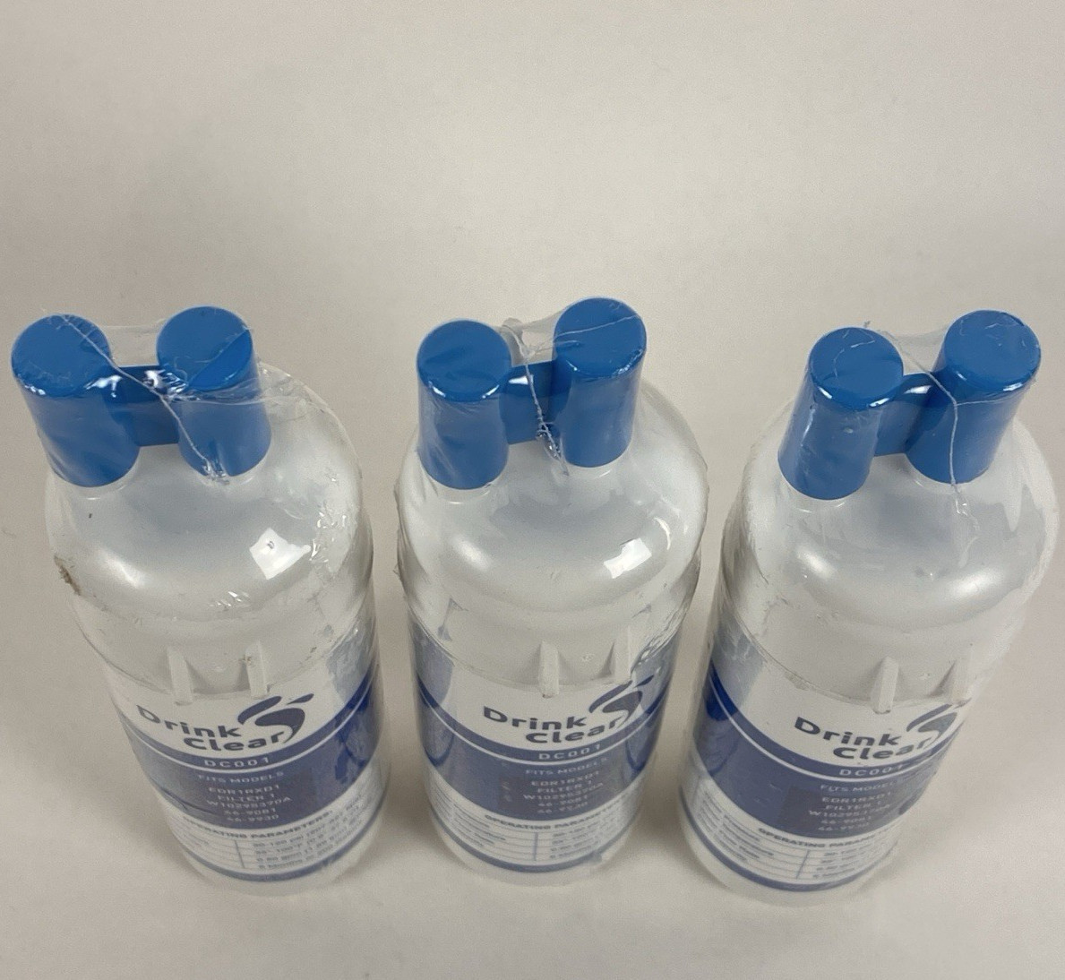 3 Pk Replacement Filters-Drinking Water EDR1RXD1, Filter 1, W10295370A, DC001