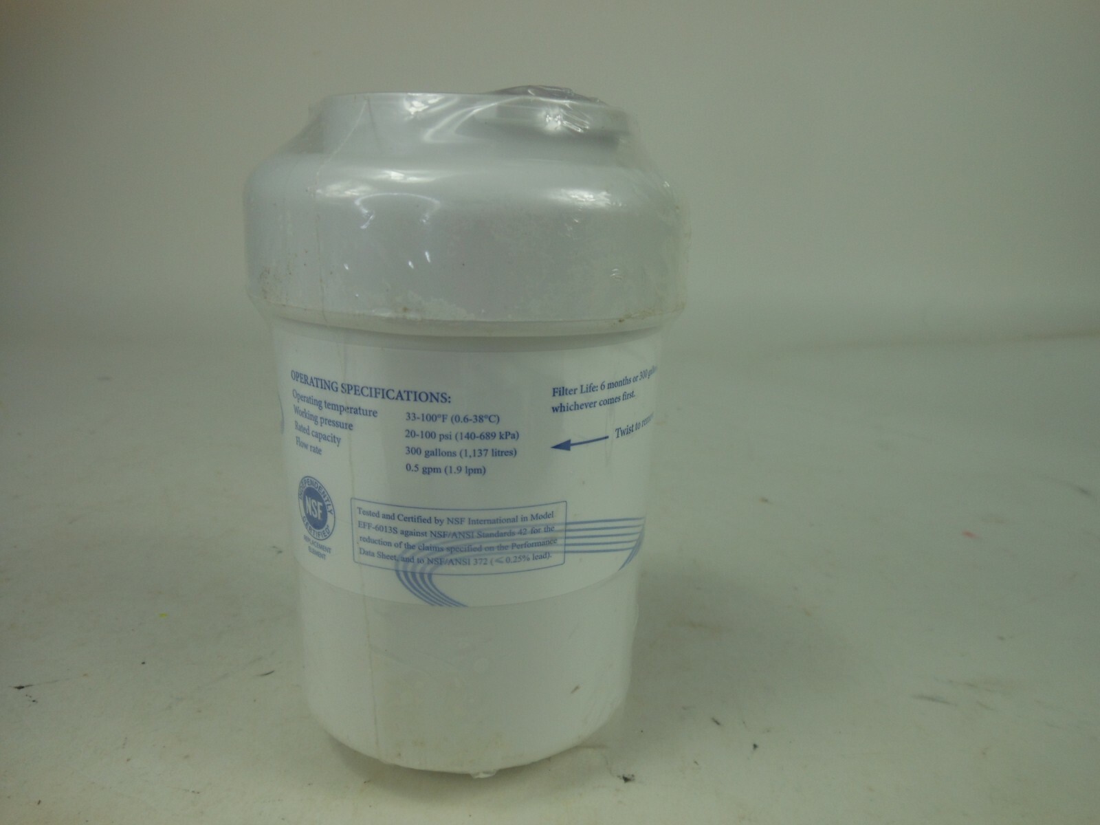MaxBlue MB-MWF Refrigerator Water Filter Open Box Factory Sealed Plastic