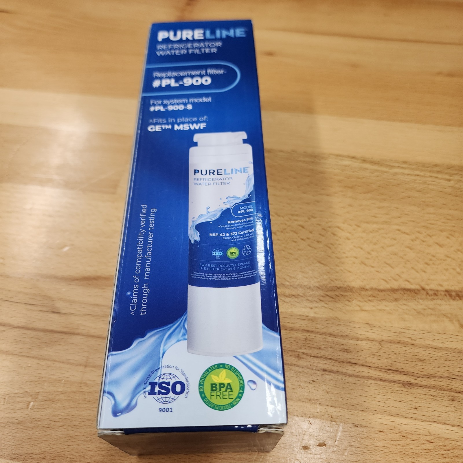 PureLine Refrigerator Water Filter PL-900 for System PL-900-S Replaces GE MSWF