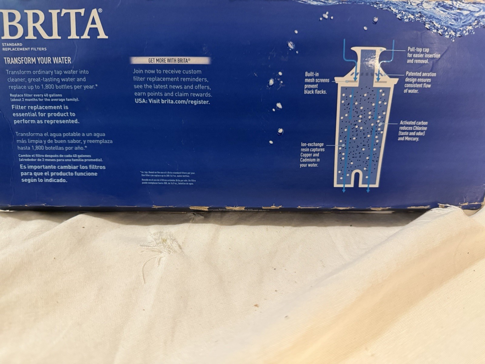 Brita 36417 Replacement Water Filter – 6 Pack