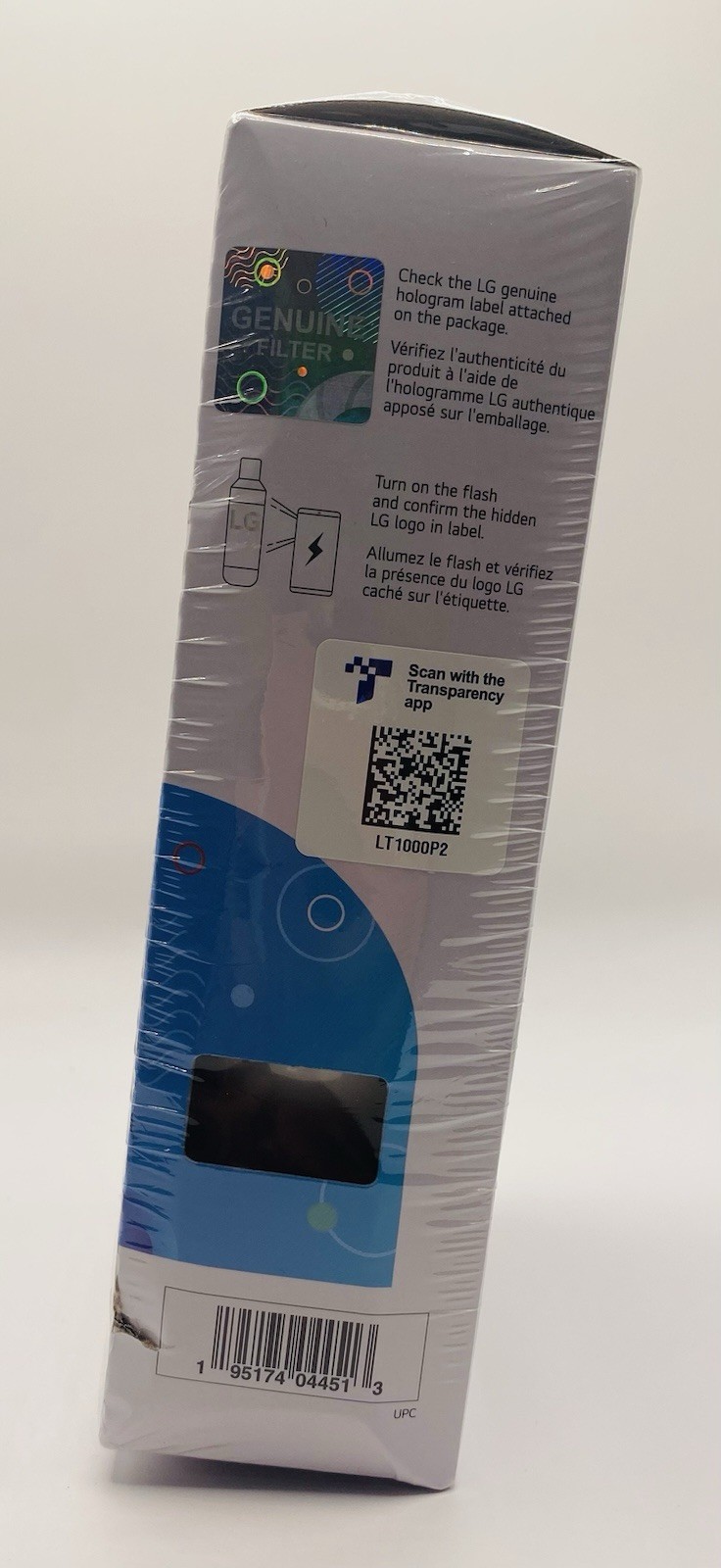 Genuine LG LT1000P2 Refrigerator Water Filter 2-Pack OEM Authentic Sealed – NEW