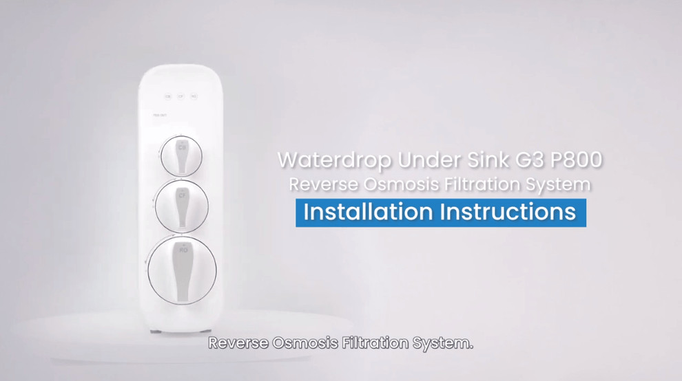 Waterdrop G3P800,800GPD Tankless RO System with UV Sterilizing Light