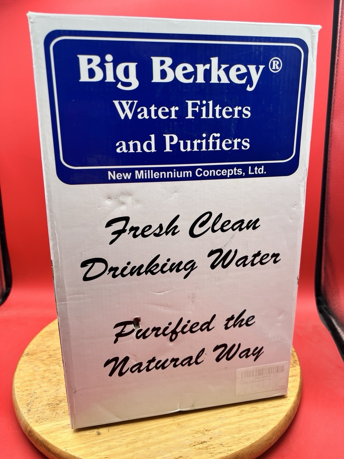 Big Berkey Steel Water Filter System 2.25 Gallon W/ 2 New Black Berkey Elements