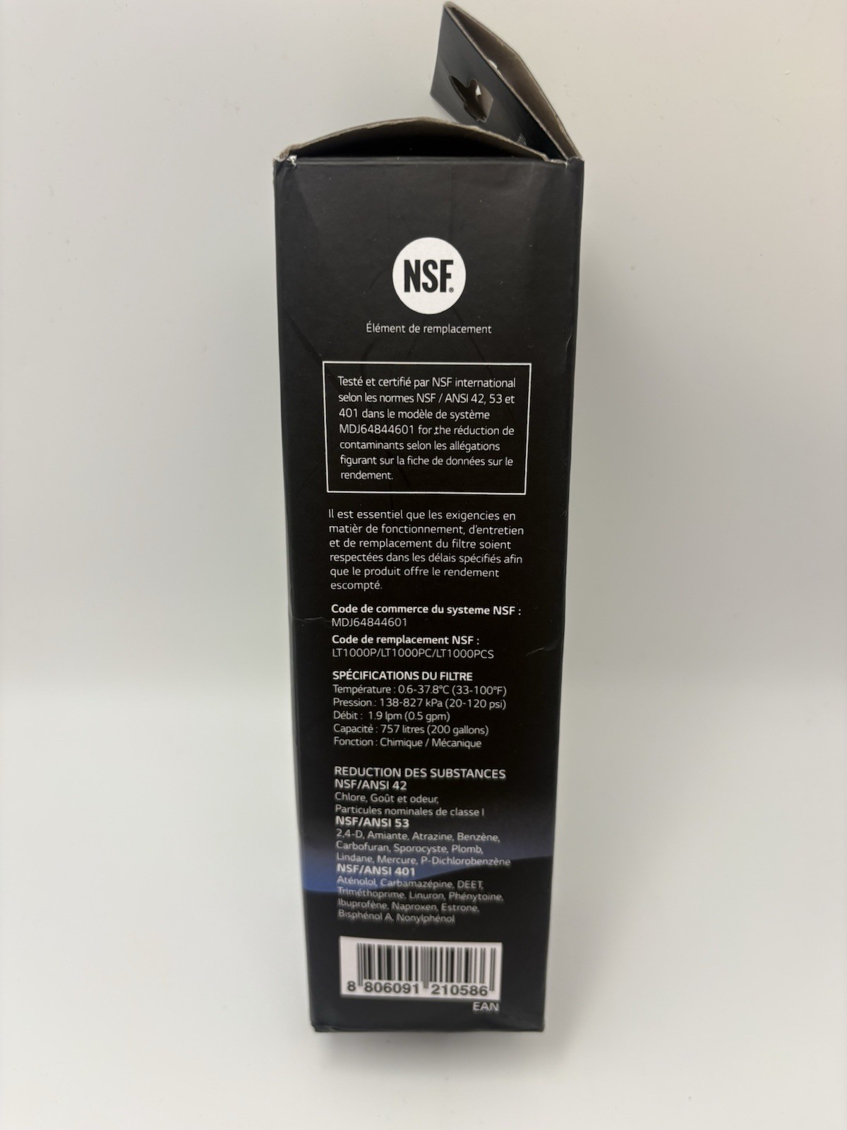 LG LT1000P Water Filter Replacement Cartridge LT1000PC/PCS – NSF