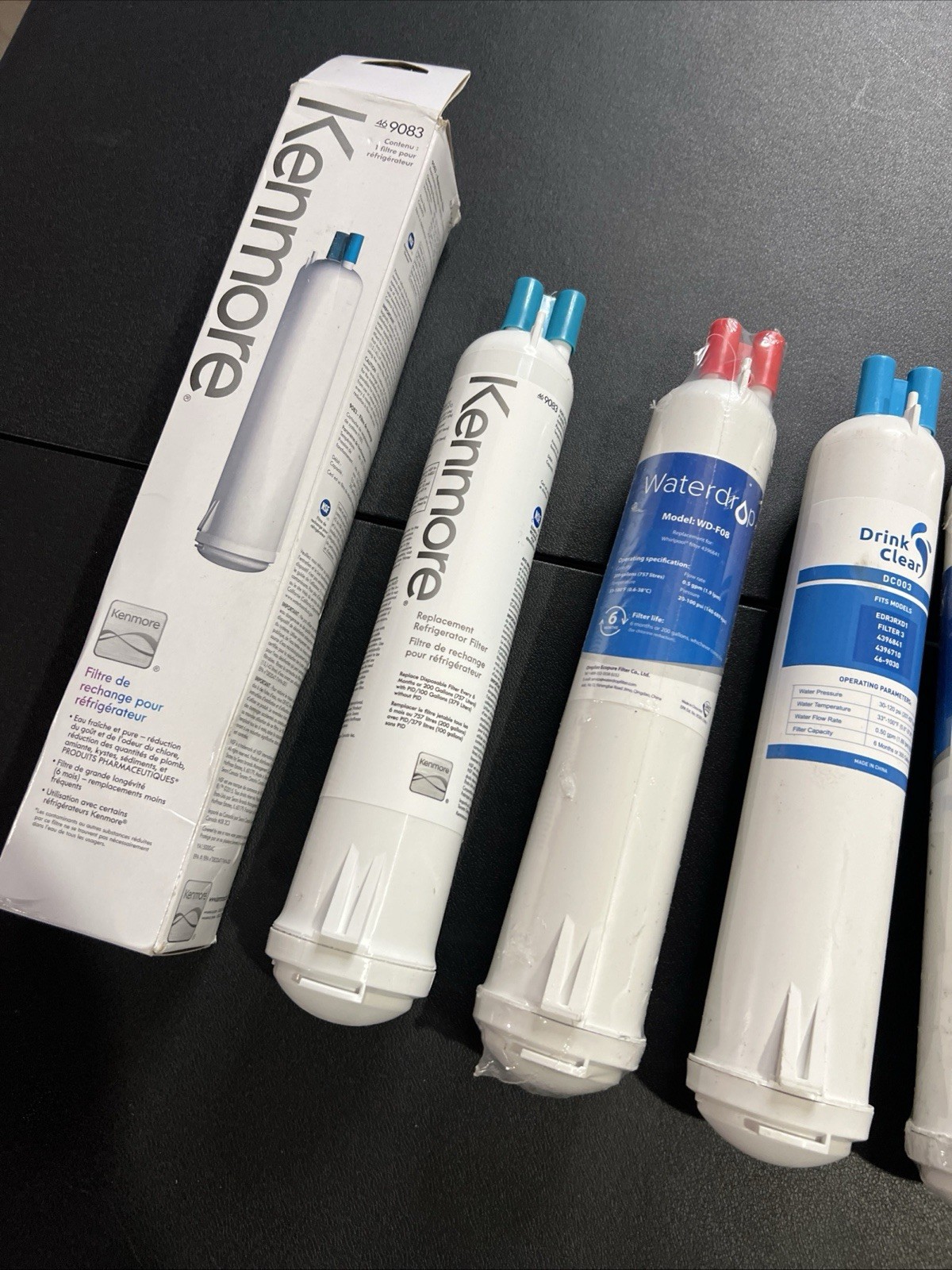 4609083 9083 9020 9030 Replacement Refrigerator Water Filter Fit Kenmore 5 Pack