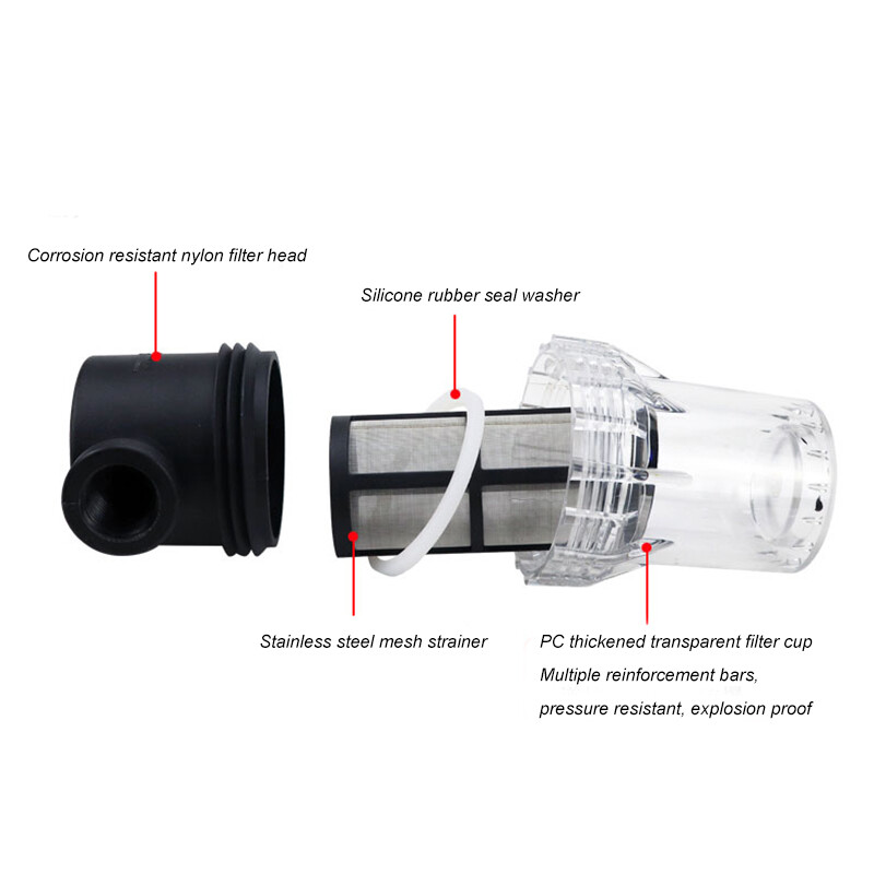 Water Pipe Front Filter Strainer Female Thread 1/2″ 3/4″ 1″ Household Clean Safe