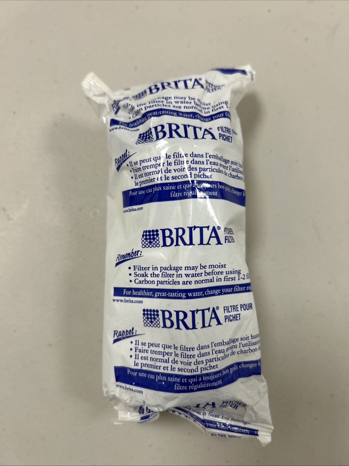 BRITA PITCHER REPLACEMENT FILTERS- NEW SEALED WITHOUT BOX